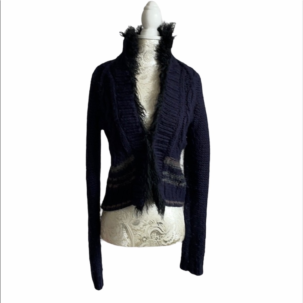 Free People Fur Sweater In XS